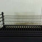 Modern stookrooster-aslade rvs barbeque grille