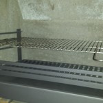 Stookrooster Modern Met vaste steunen en rvs grille
