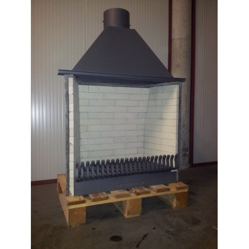 Openhaard Rustiek 65cm. Br. x 55cm. H.