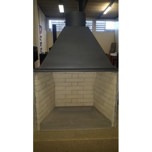 Openhaard Rustiek 85cm. Br. x 55cm. H.