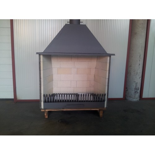Openhaard Structuur 55 cm. Br. x 55cm. H.